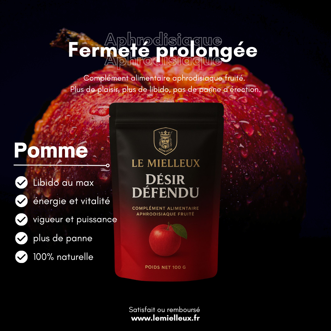 Désir Défendu – Formule Performance Goût Pomme | Le Mielleux